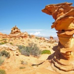 Coyote Buttes South - Natural stone piles