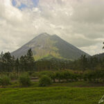 Certains flancs du volcan Arenal sont recouverts d’une végétation luxuriante où la palette des verts s’exprime dans toutes les tonalités.