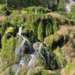 La cascade de Baume-les-Messieurs est une tufière, alliance parfaite du minéral et du végétal. Cette cascade des Tufs est constituée de plusieurs jaillissements qui se multiplient.