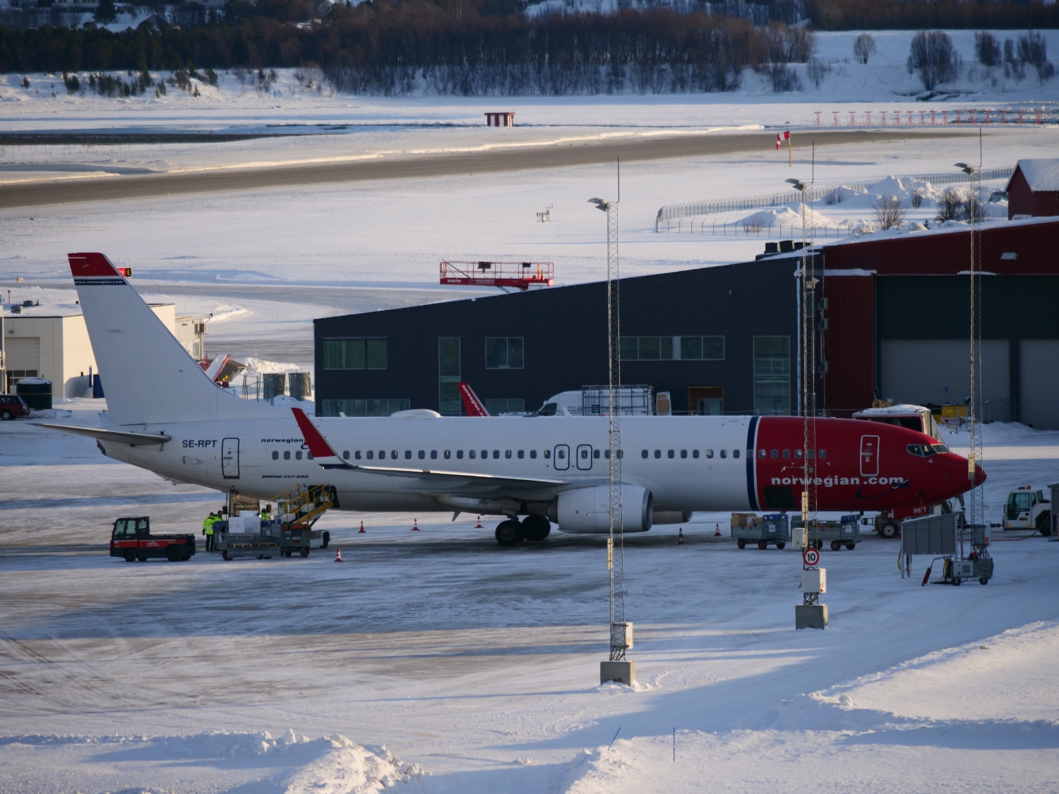 Alta airport in Norwegian Lapland