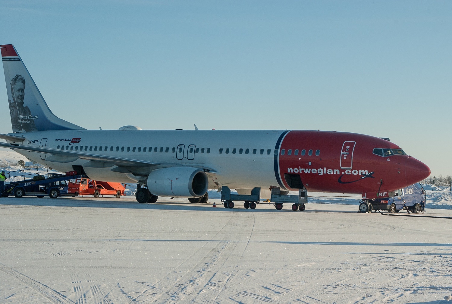 Aéroport de Kirkenes en Laponie norvégienne
